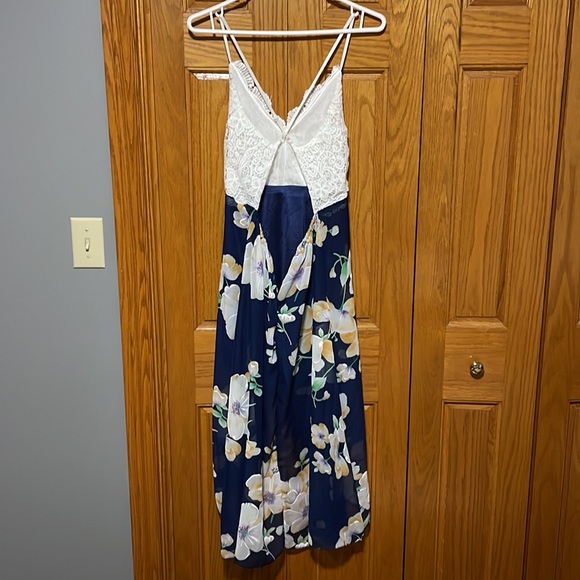 Open Back High-Low Dress - Picture 2 of 5